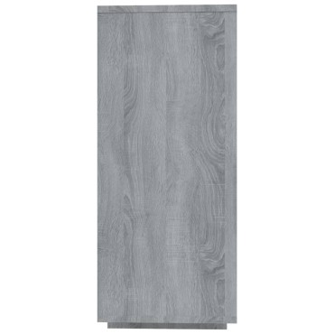 vidaXL Ντουλάπι Γκρι Sonoma 120x30x75cm από Επεξεργ. Ξύλο 1 τεμ.