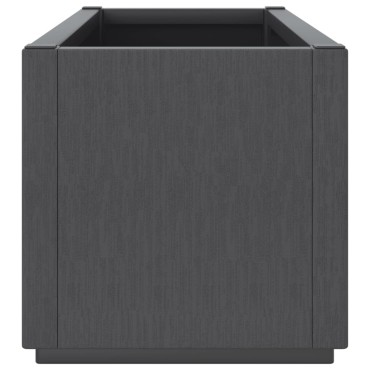 vidaXL Ζαρντινιέρα Κήπου Σκούρο Γκρι 80x36x35 εκ. Πολυπροπυλένιο