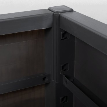 vidaXL Ζαρντινιέρα Κήπου Σκούρο Γκρι 80x36x35 εκ. Πολυπροπυλένιο