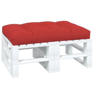 vidaXL Μαξιλάρι Καναπέ Παλέτας Κόκκινο 120x80x12cm Υφασμάτινο