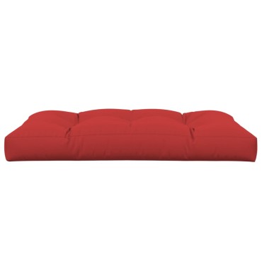 vidaXL Μαξιλάρι Καναπέ Παλέτας Κόκκινο 120x80x12cm Υφασμάτινο