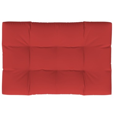 vidaXL Μαξιλάρι Καναπέ Παλέτας Κόκκινο 120x80x12cm Υφασμάτινο