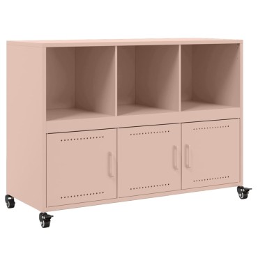 vidaXL Ντουλάπι Ροζ 100,5x39x72cm από Χάλυβα 1 τεμ.