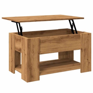 vidaXL Τραπεζάκι σαλονιού Artisan Oak 79x49x41cm Κατασκευασμένο ξύλο 1 τεμ.