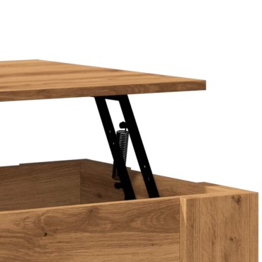 vidaXL Τραπεζάκι σαλονιού Artisan Oak 79x49x41cm Κατασκευασμένο ξύλο 1 τεμ.