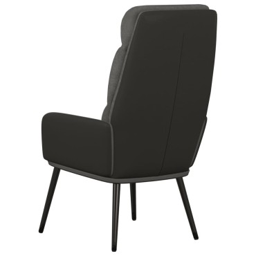 vidaXL Πολυθρόνα Relax Σκούρο Γκρι Υφασμάτινη 70x77x98cm 1 τεμ.