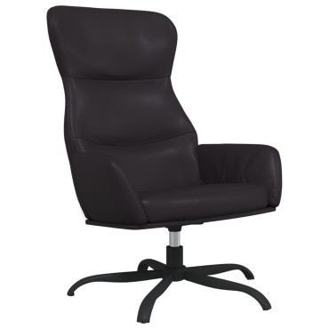 vidaXL Πολυθρόνα Relax Μαύρη από Συνθετικό Δέρμα 70x77x94cm 1 τεμ.