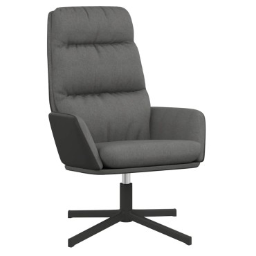 vidaXL Πολυθρόνα Relax Ανοιχτό Γκρι Υφασμάτινη 70x77x98cm 1 τεμ.