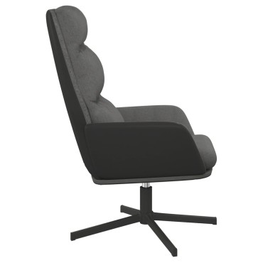 vidaXL Πολυθρόνα Relax Ανοιχτό Γκρι Υφασμάτινη 70x77x98cm 1 τεμ.