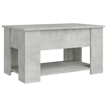 vidaXL Τραπεζάκι Σαλονιού Γκρι Σκυρ. 79x49x41cm Επεξεργασμένο Ξύλο 1 τεμ.