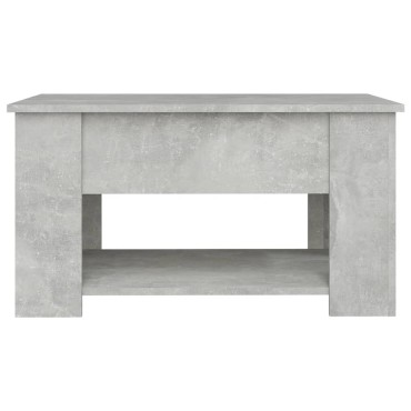 vidaXL Τραπεζάκι Σαλονιού Γκρι Σκυρ. 79x49x41cm Επεξεργασμένο Ξύλο 1 τεμ.