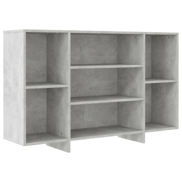 vidaXL Ντουλάπι Γκρι Σκυροδέματος 120x30x75cm Επεξεργασμένο Ξύλο 1 τεμ.