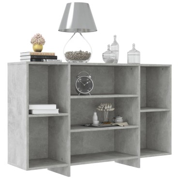 vidaXL Ντουλάπι Γκρι Σκυροδέματος 120x30x75cm Επεξεργασμένο Ξύλο 1 τεμ.