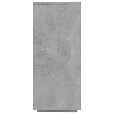 vidaXL Ντουλάπι Γκρι Σκυροδέματος 120x30x75cm Επεξεργασμένο Ξύλο 1 τεμ.