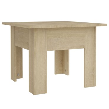vidaXL Τραπεζάκι Σαλονιού Sonoma Δρυς 55x55x42cm Μοριοσανίδα 1 τεμ.