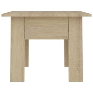 vidaXL Τραπεζάκι Σαλονιού Sonoma Δρυς 55x55x42cm Μοριοσανίδα 1 τεμ.