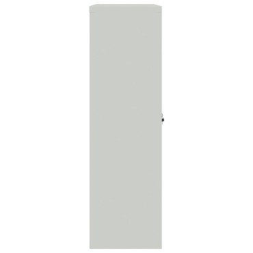 vidaXL Ντουλάπα Γραφείου 90x40x140cm Γκρι Ατσάλινη 1 τεμ.