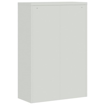 vidaXL Ντουλάπα Γραφείου 90x40x140cm Γκρι Ατσάλινη 1 τεμ.