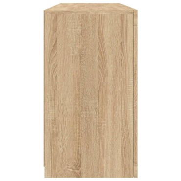 vidaXL Ντουλάπι με LED Sonoma Δρυς 142,5x37x67cm 1 τεμ.