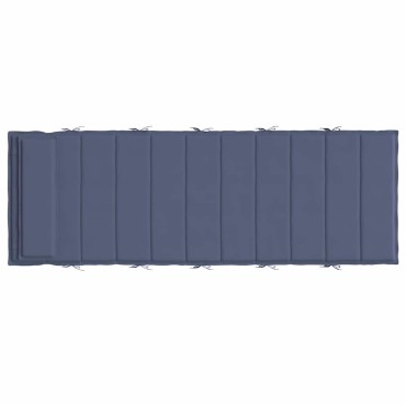 vidaXL Μαξιλάρι Ξαπλώστρας Ναυτικό Μπλε 180x60x4cm από Ύφασμα Oxford