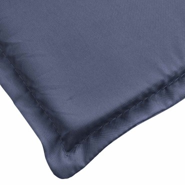 vidaXL Μαξιλάρι Ξαπλώστρας Ναυτικό Μπλε 180x60x4cm από Ύφασμα Oxford