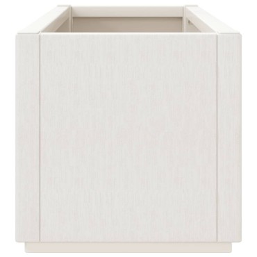 vidaXL Ζαρντινιέρα Κήπου Λευκή 80x36x35 εκ. Πολυπροπυλένιο