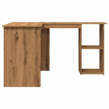 vidaXL Γραφείο Γωνιακό Τεχνίτης Δρυς 120x140x75cm Επεξεργασμένο Ξύλο 1 τεμ.