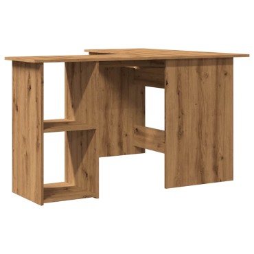 vidaXL Γραφείο Γωνιακό Τεχνίτης Δρυς 120x140x75cm Επεξεργασμένο Ξύλο 1 τεμ.