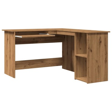 vidaXL Γραφείο Γωνιακό Τεχνίτης Δρυς 120x140x75cm Επεξεργασμένο Ξύλο 1 τεμ.