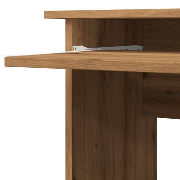 vidaXL Γραφείο Γωνιακό Τεχνίτης Δρυς 120x140x75cm Επεξεργασμένο Ξύλο 1 τεμ.