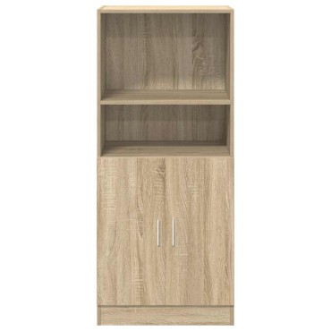vidaXL Στήλη Κουζίνας Sonoma Δρυς 57x41,5x131,5cm Επεξεργασμένο Ξύλο