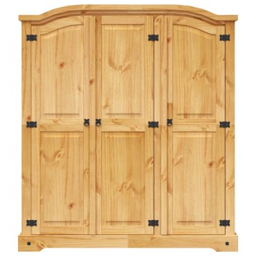vidaXL Ντουλάπα Τρίφυλλη Μεξικάνικο Στιλ Corona 150,5x52x170cm 1 τεμ.