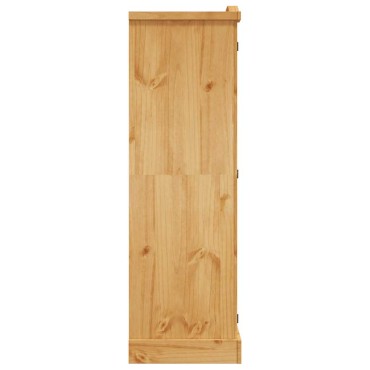 vidaXL Ντουλάπα Τρίφυλλη Μεξικάνικο Στιλ Corona 150,5x52x170cm 1 τεμ.