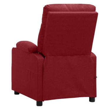 vidaXL Πολυθρόνα Ανακλ. Μπορντό Υφασμάτινη 78,5x93x96,5cm 1 τεμ.