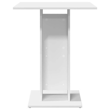vidaXL Τραπέζι Bistro Λευκό 60x60x75cm Επεξ. Ξύλο 1 τεμ.