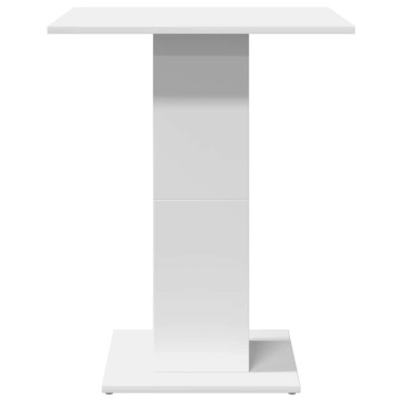 vidaXL Τραπέζι Bistro Λευκό 60x60x75cm Επεξ. Ξύλο 1 τεμ.