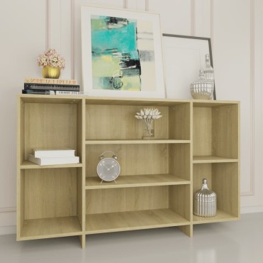 vidaXL Ντουλάπι Sonoma Δρυς 120x30x75cm από Επεξεργασμένο Ξύλο 1 τεμ.