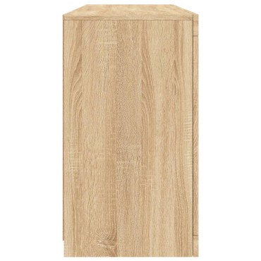 vidaXL Ντουλάπι με LED Sonoma Δρυς 142,5x37x67cm 1 τεμ.