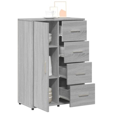 vidaXL Ντουλάπι Γκρι Sonoma 60x31x84cm από Επεξεργασμένο Ξύλο 1 τεμ.