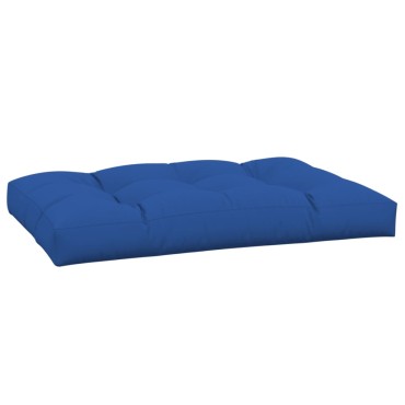 vidaXL Μαξιλάρι Παλέτας Μπλε Ρουά 120x80x12cm Υφασμάτινο