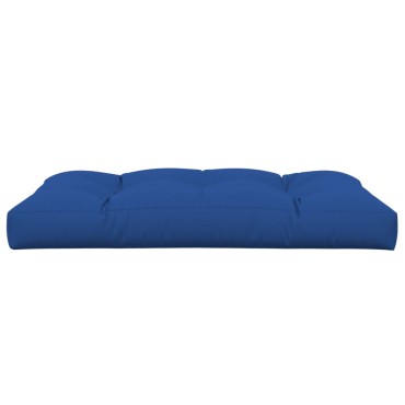 vidaXL Μαξιλάρι Παλέτας Μπλε Ρουά 120x80x12cm Υφασμάτινο