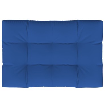 vidaXL Μαξιλάρι Παλέτας Μπλε Ρουά 120x80x12cm Υφασμάτινο