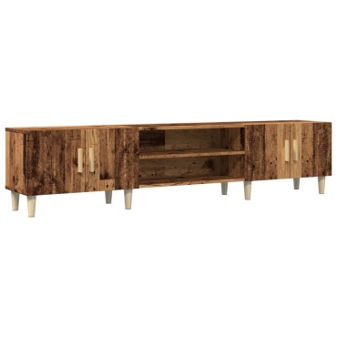 vidaXL Έπιπλο Τηλεόρασης Όψη Παλαιού Ξύλου 180x31,5x40cm Επεξ. Ξύλο