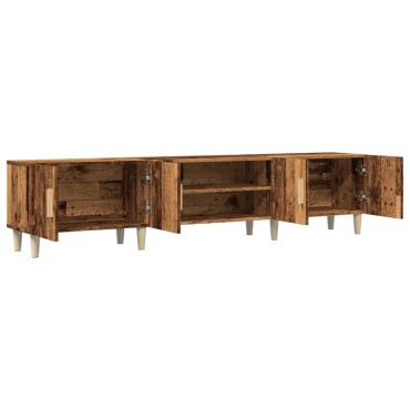vidaXL Έπιπλο Τηλεόρασης Όψη Παλαιού Ξύλου 180x31,5x40cm Επεξ. Ξύλο