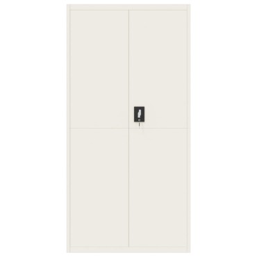 vidaXL Αρχειοθήκη Λευκή 90x40x220cm Ατσάλινη 2 τεμ.