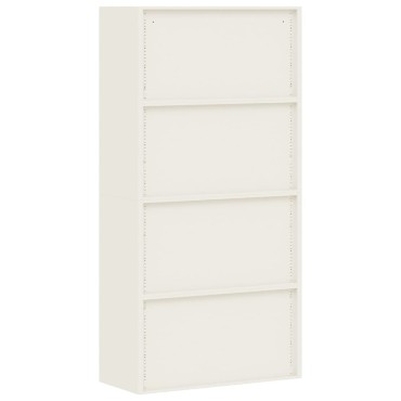 vidaXL Αρχειοθήκη Λευκή 90x40x220cm Ατσάλινη 2 τεμ.