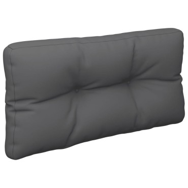vidaXL Μαξιλάρι Παλέτας Ανθρακί 70x40x12cm Υφασμάτινο