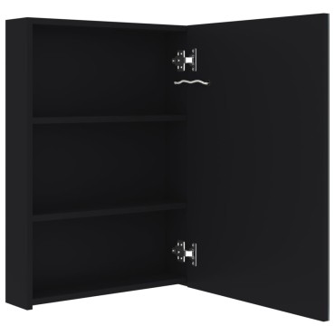 vidaXL Καθρέφτης Μπάνιου με Ντουλάπι & LED 50x13x70cm 1 τεμ.