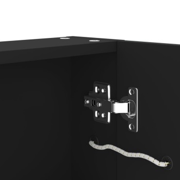 vidaXL Καθρέφτης Μπάνιου με Ντουλάπι & LED 50x13x70cm 1 τεμ.