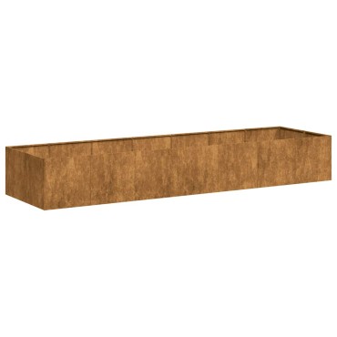 vidaXL Ζαρντινιέρα 280x80x40 εκ. Ατσάλι Σκληρυθέν στον Αέρα